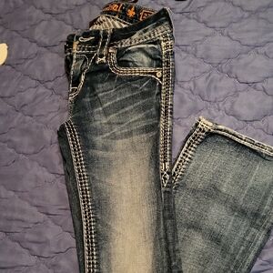 Rock Revival Dark Blue Skinny Jeans